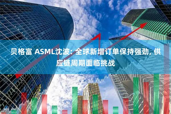 贝格富 ASML沈波: 全球新增订单保持强劲, 供应链周期面临挑战